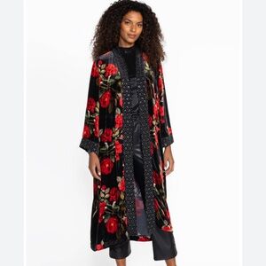 Johnny Was Rosana Velvet Kimono Coat